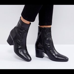 ASOS Ruben Leather ankle Boots